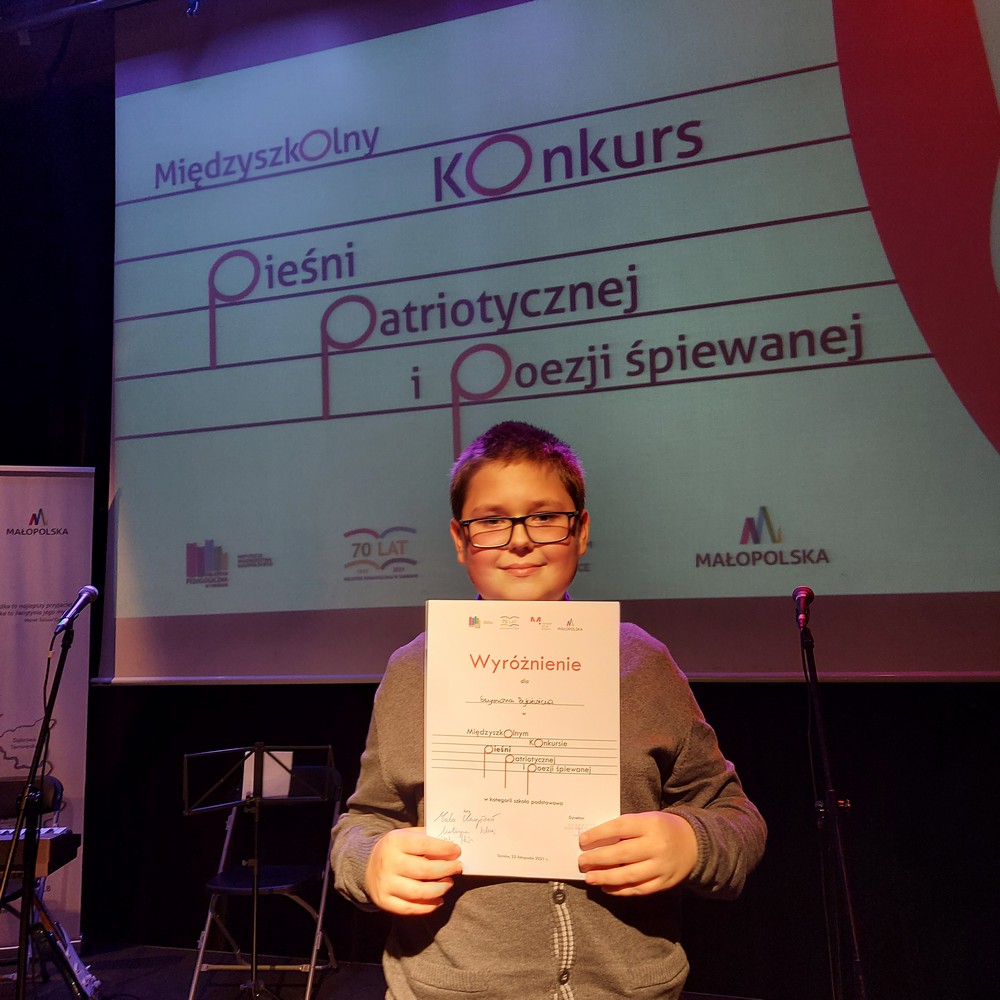 Wyróżnienie dla Szymona Bykiewicza