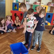 Radosne buzie po wizycie w naszej szkole