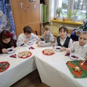 Wigilia klasowa w 2a